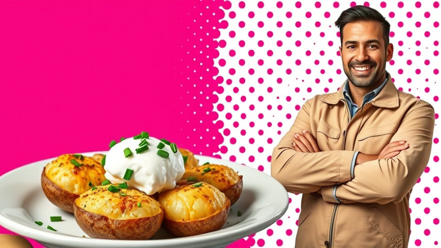 Delicious baked potatoes with chives and sour cream, perfect baked potato recipe.