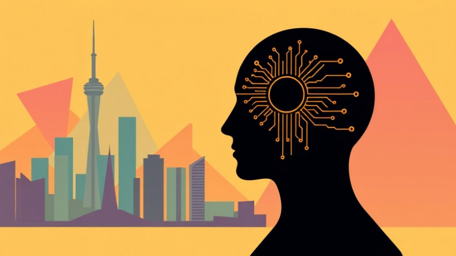 Anthropic AI expansion in South Korea visualized through abstract art