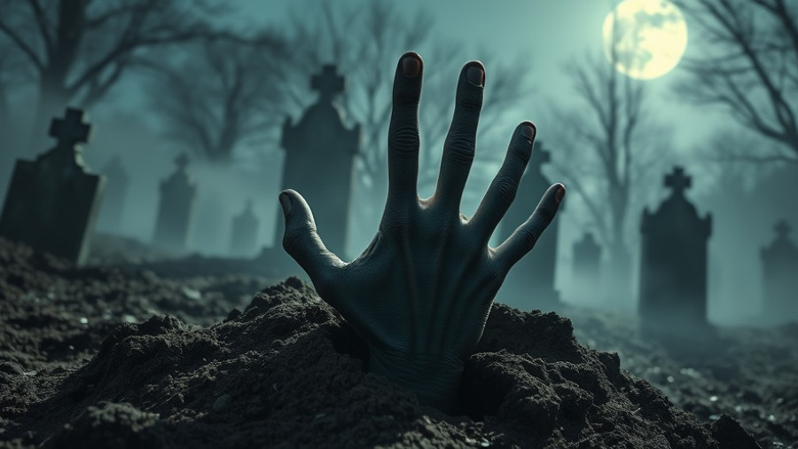 Reviving old AI concept with a zombie hand emerging from a grave.