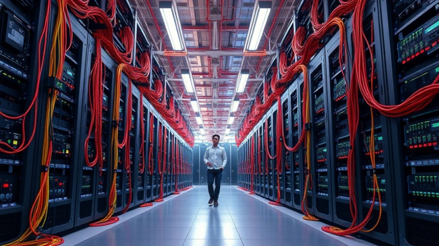 Project Rainier AI infrastructure showcasing vibrant data center.