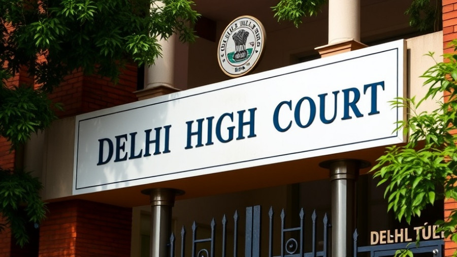 Delhi High Court emblem and sign, DeepSeek AI risks