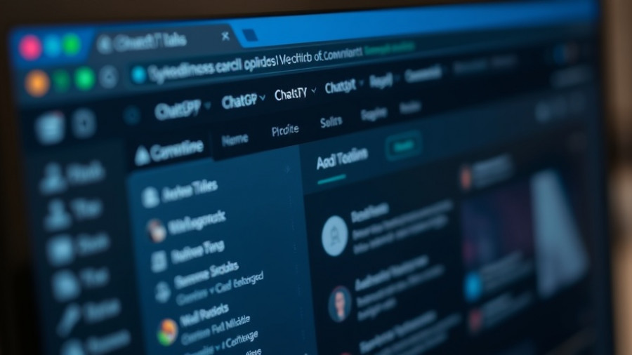 Close-up view of ChatGPT Atlas web browser interface with dark theme.