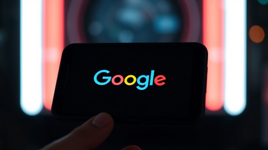 Smartphone with Google AI Studio app in a dark, illuminated scene.