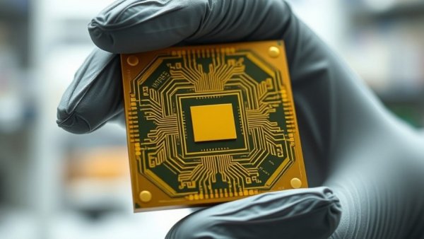Cerebras competitor AI chip showcased in a lab with gloved hands
