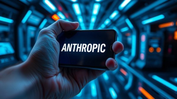 Anthropic AI displayed on phone screen highlighting cybersecurity vulnerabilities.