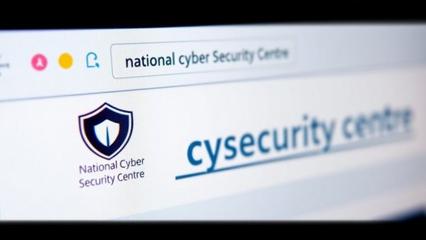 Close-up of National Cyber Security Centre website header highlighting agentic ai.