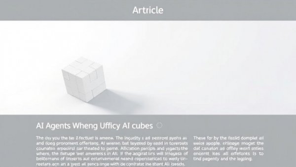 Article about Cloudflare and Stripe enabling AI agents, featuring abstract AI cubes.