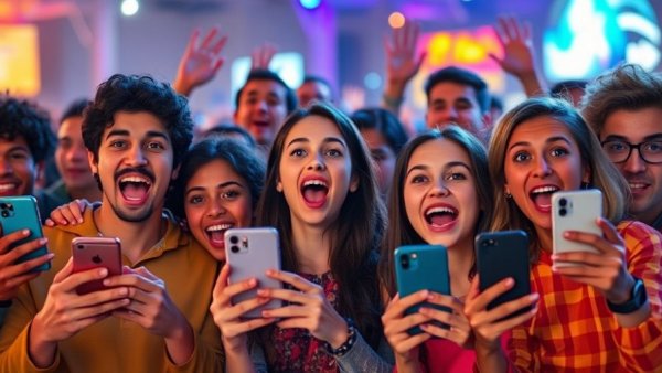 Young adults amazed by AI-generated images in India