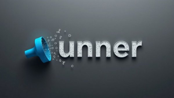 Stylized funnel illustration filtering symbols, representing Perplexity AI.