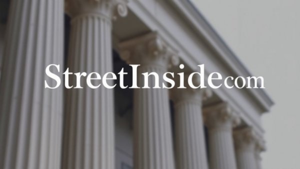 StreetInsider.com logo with Roman column background.