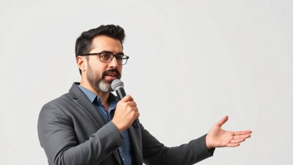 Confident man presenting with a microphone, Andrej Karpathy joins Anthropic.