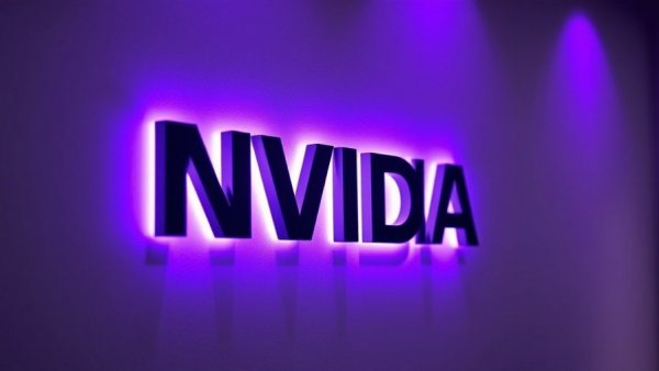 Illuminated Nvidia logo with options activity theme