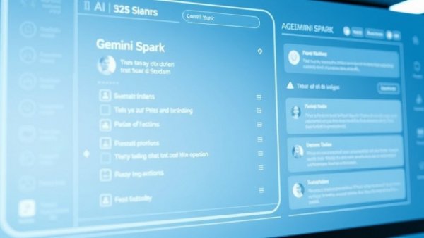Agentic AI assistant Gemini Spark interface with task overview.