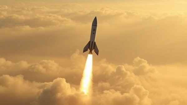 Rocket launch illustrating SpaceX AI infrastructure