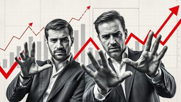 Abstract collage of men with graphs and charts related to Microsoft AI.