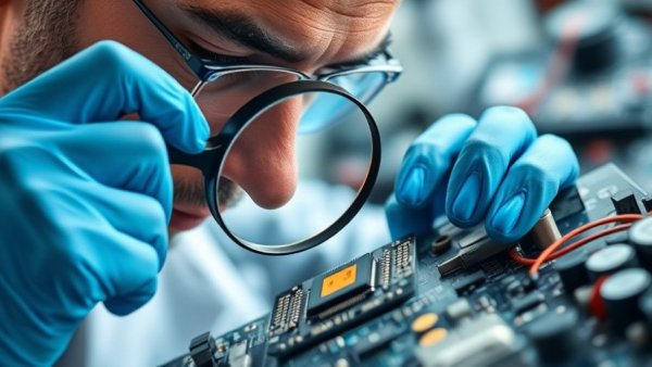 Scientist examining microchip related to Nvidia Dividend ETF.