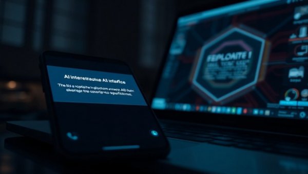 Perplexity AI interface on smartphone and laptop screens.
