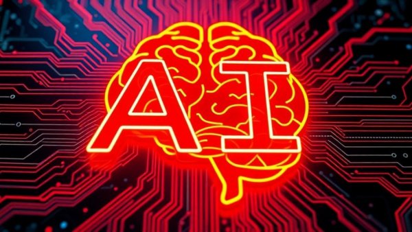 Invest in Anthropic AI circuit board design with vibrant neon colors