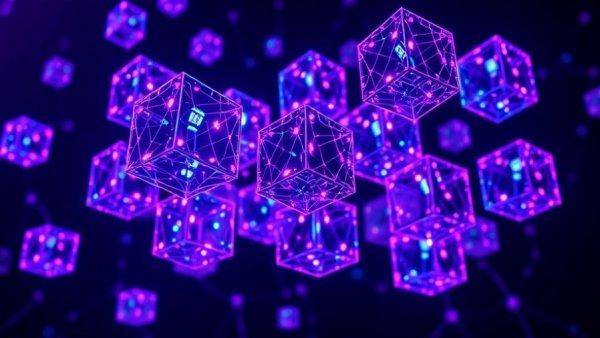 Futuristic digital cubes symbolizing agentic AI platform strategy.