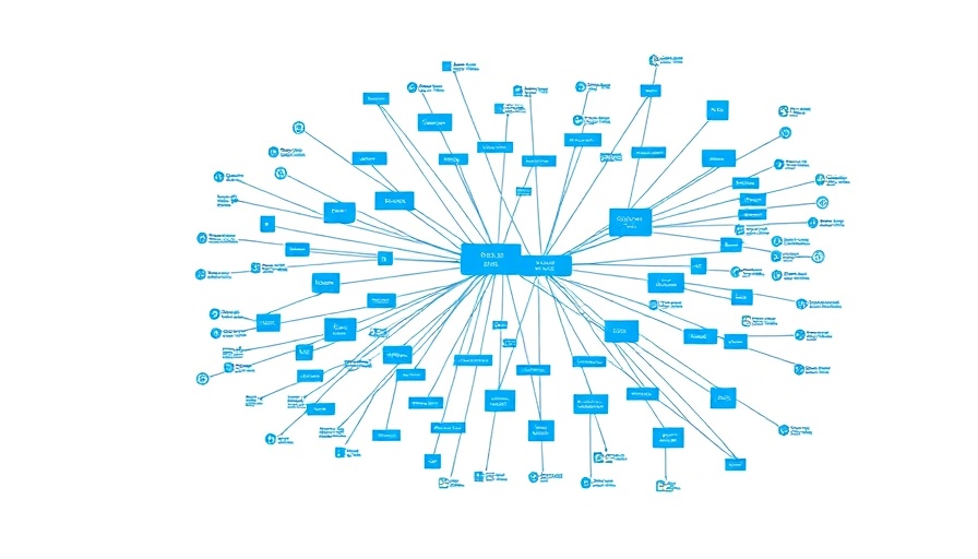 Complex network diagram showing nodes and data relationships for agentic AI.