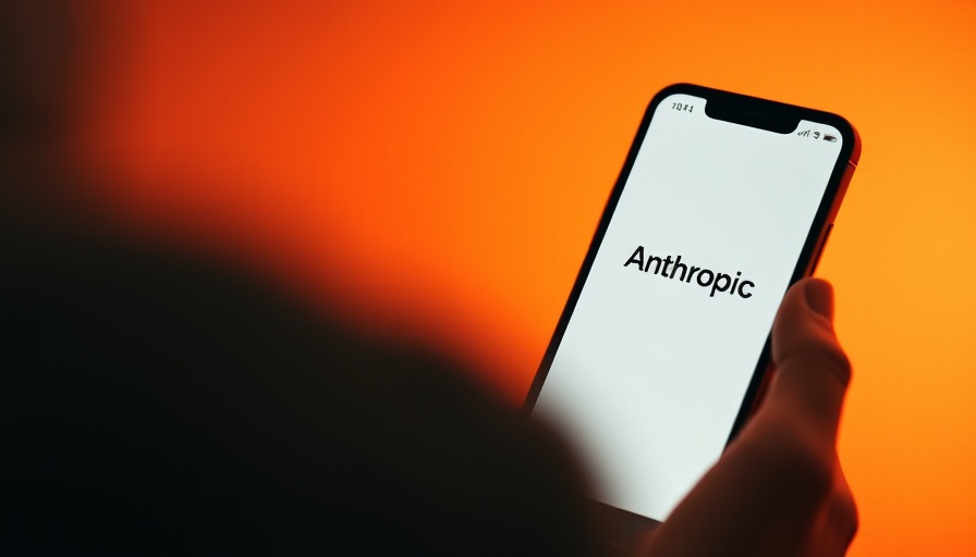 Anthropic AI job applications logo on smartphone screen.