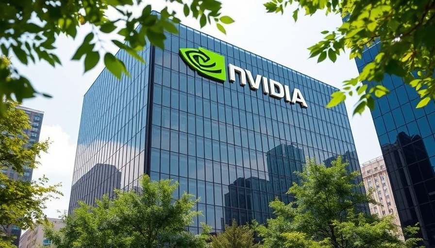 NVIDIA logo on building related to AI news