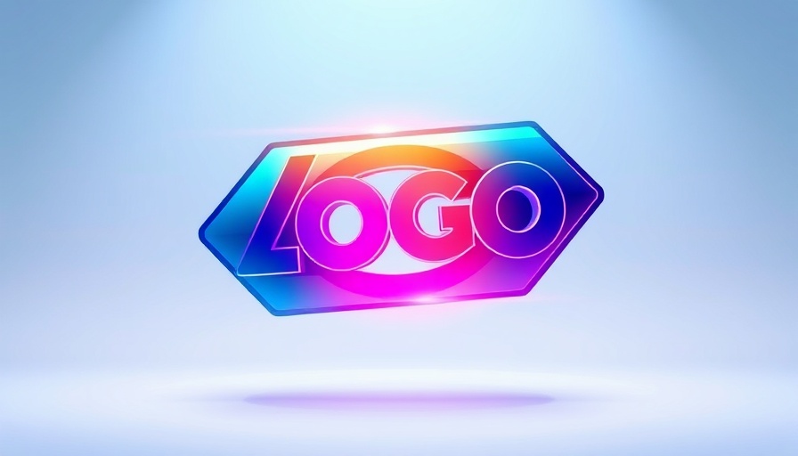 Vibrant futuristic logo with a multicolored gradient on a soft background representing Microsoft AI.