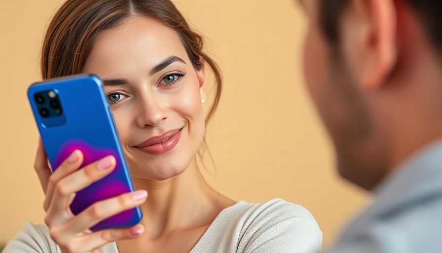 Promotional image of smartphone by Honor, highlighting AI technology.