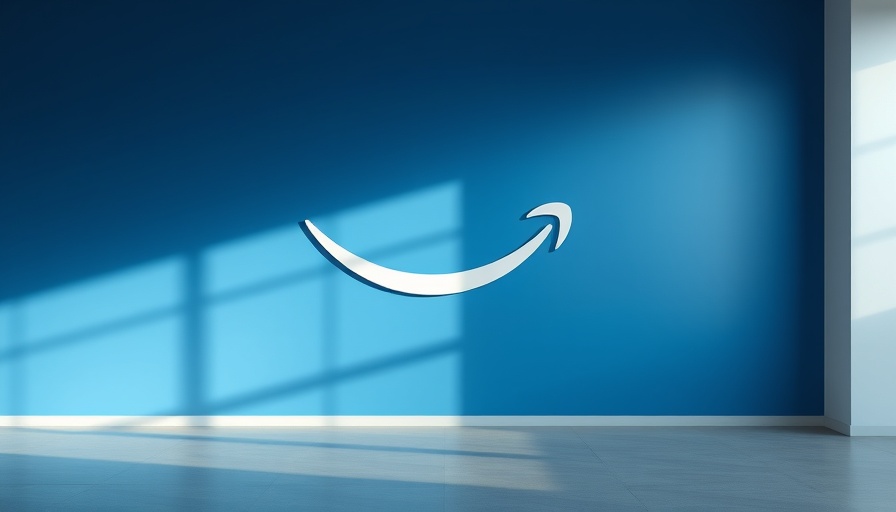 Blue curved wall featuring a white logo suggesting agentic AI concept.