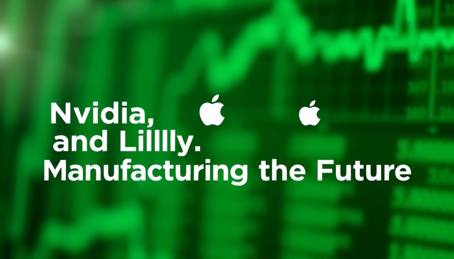 AI Stocks text overlay with Nvidia, Apple, Eli Lilly names.