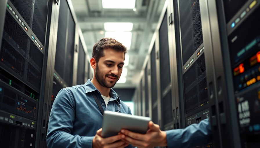 Professionals analyzing data in data center, Oracle stock potential growth.