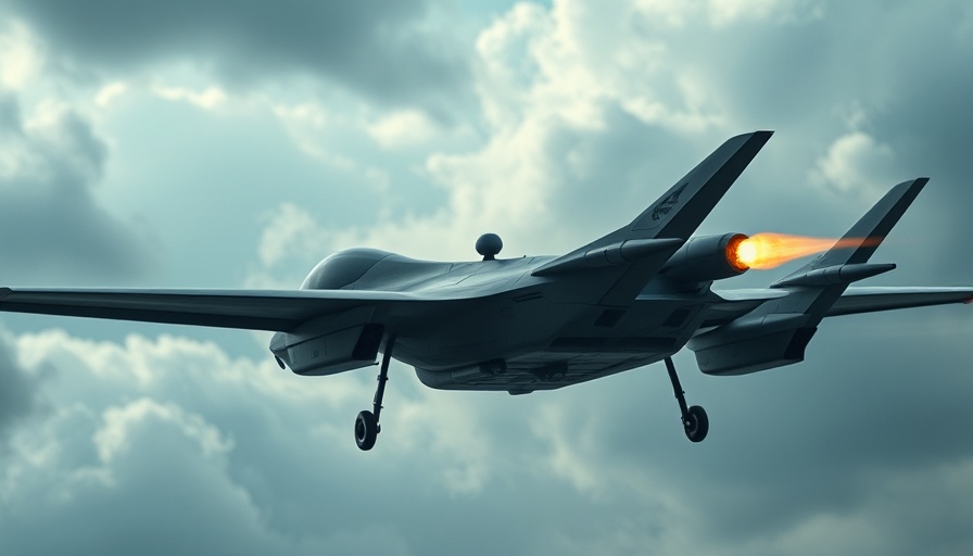 Advanced drone showcasing agentic AI in action.