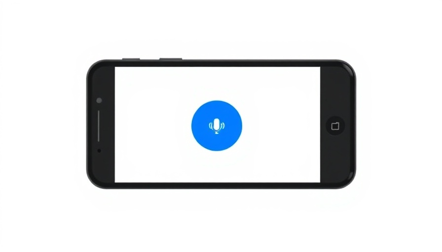 Minimalist smartphone screen with voice interface, ChatGPT Advanced Voice Mode features.