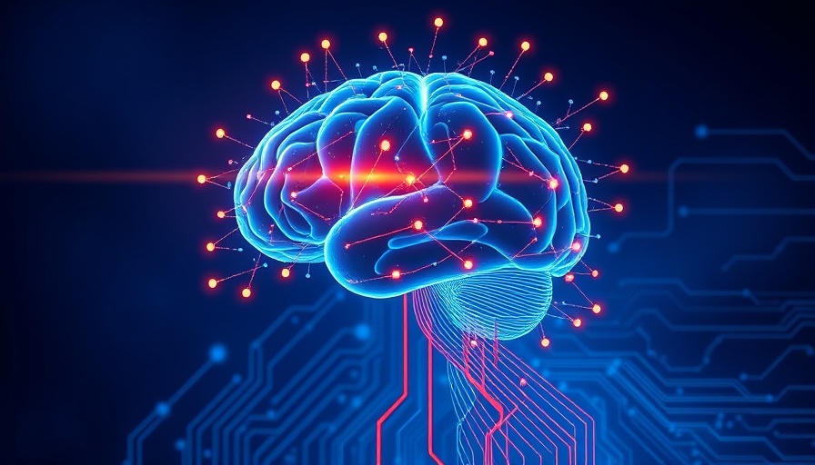 Illustration of brain and neural network integration, Claude AI concept.