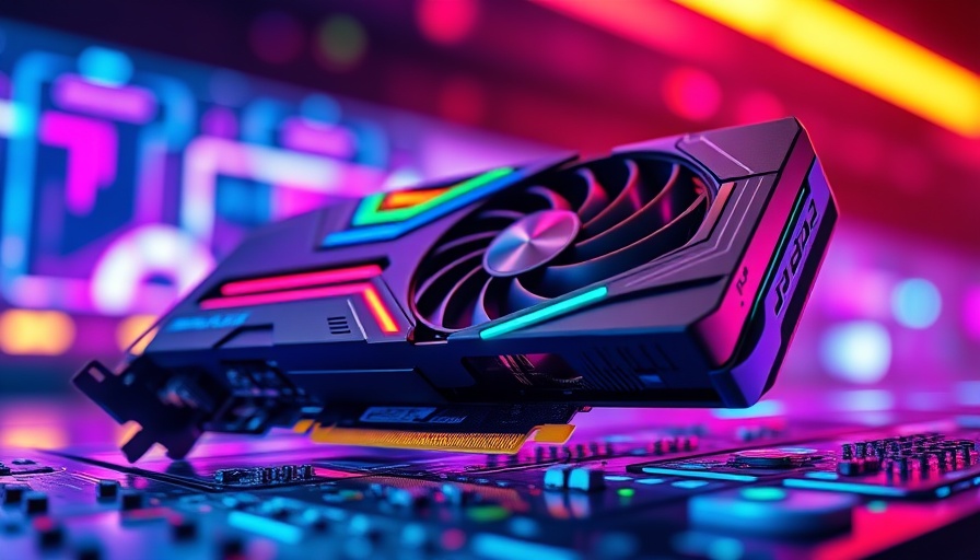 Vibrant NVIDIA GPU showcasing advanced tech for AI enthusiasts.