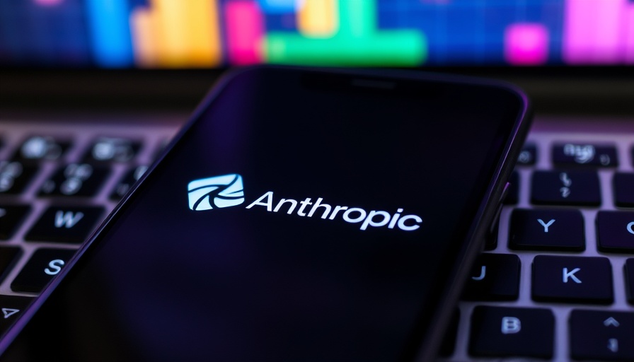 Close-up of Anthropic logo on a smartphone. AI copyright case.