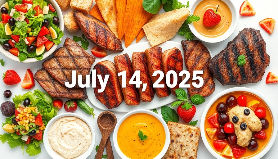 Weekly Meal Plan July 14, 2025 with diverse dishes.