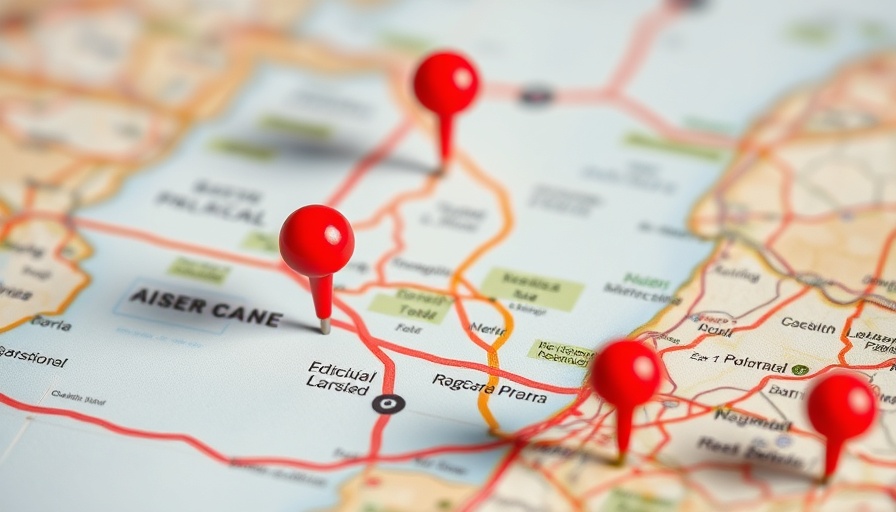 U.S. Foreclosure Map with red pins indicating locations.