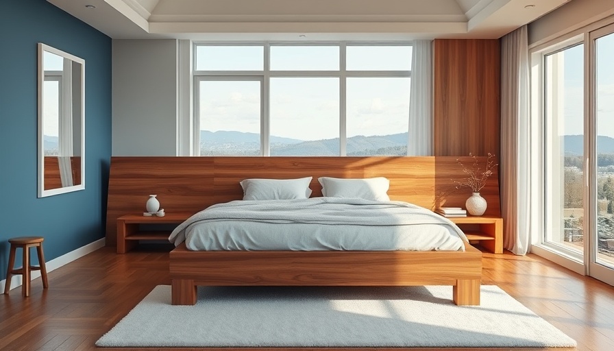 Modern bedroom showcasing best window styles, wooden bed, cozy aesthetic.