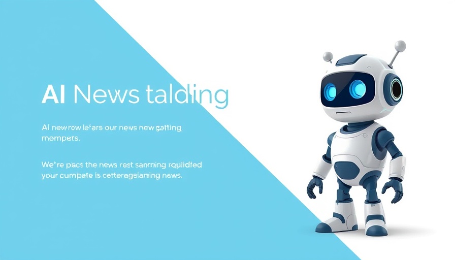 Nvidia global AI supply chain digital ad, featuring AI news robot.