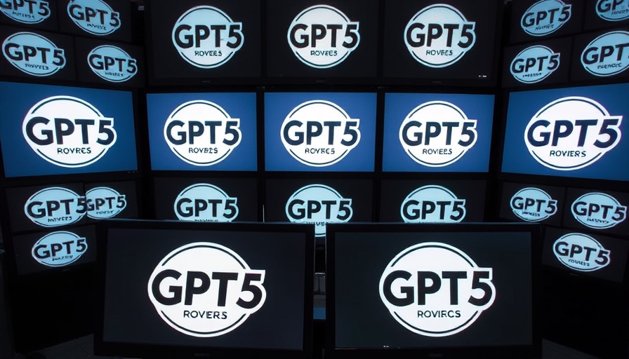 Multiple GPT-5 logos displayed, indicating OpenAI's GPT-5 errors concept.