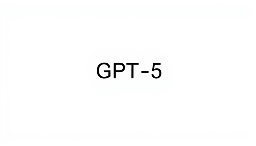 Minimalistic GPT-5 text representing deep reasoning AI.
