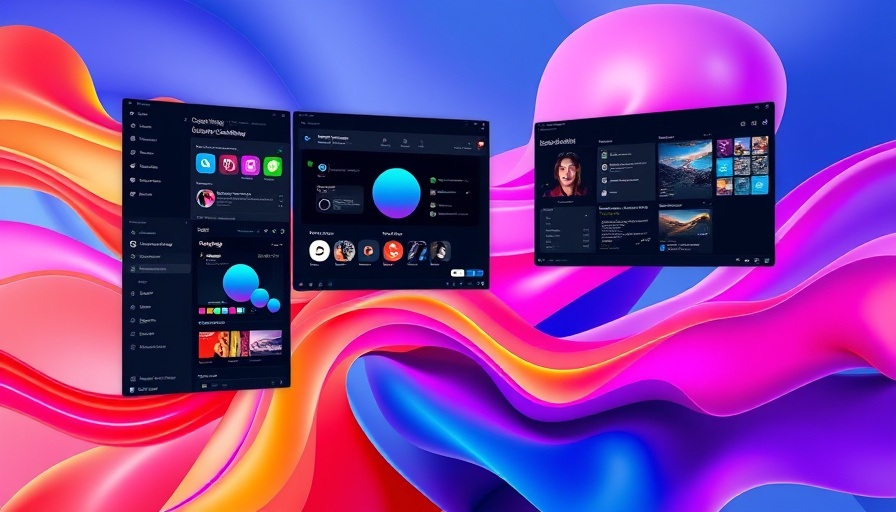 Microsoft Copilot digital workspace with interfaces.