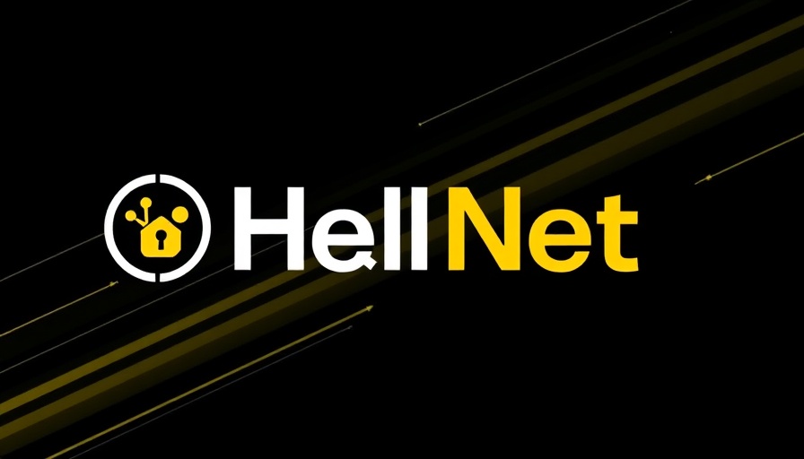 Modern Help Net Security graphic design with diagonal lines and logo, agentic ai.