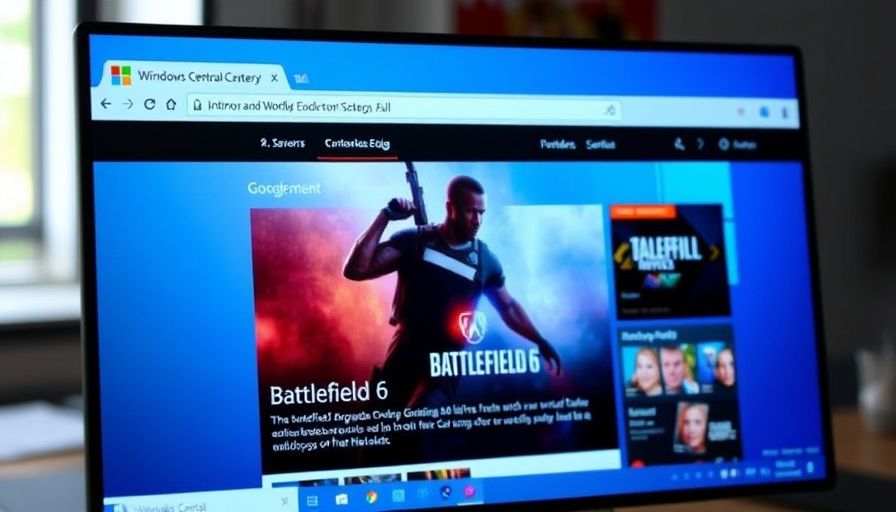 Microsoft Edge AI Copilot displaying Windows Central site