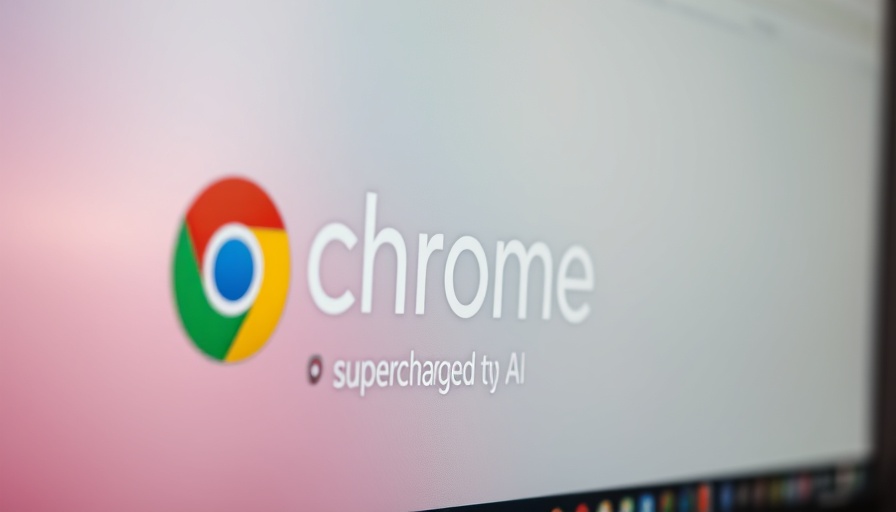 Chrome screen supercharged with AI display in digital browser
