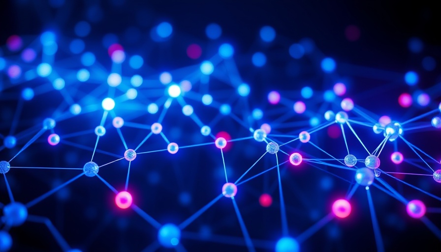 Futuristic digital representation of API connections.
