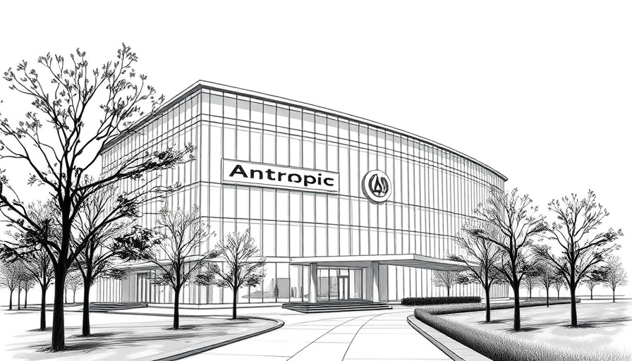 Anthropic AI Acquires Humanloop: Modern office building sketch.