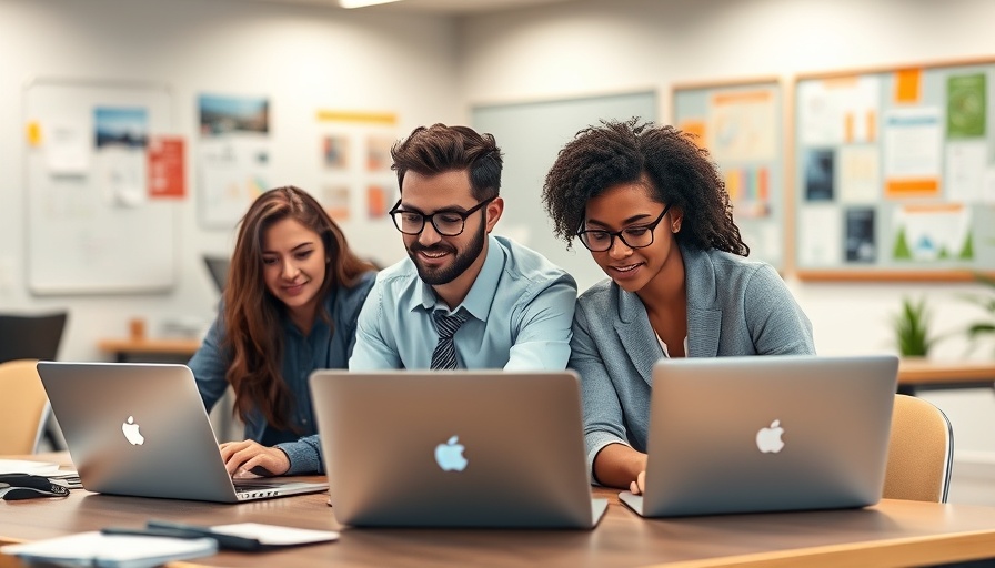 Professionals collaborating in tech workspace for Artificial Intelligence Project Funding.