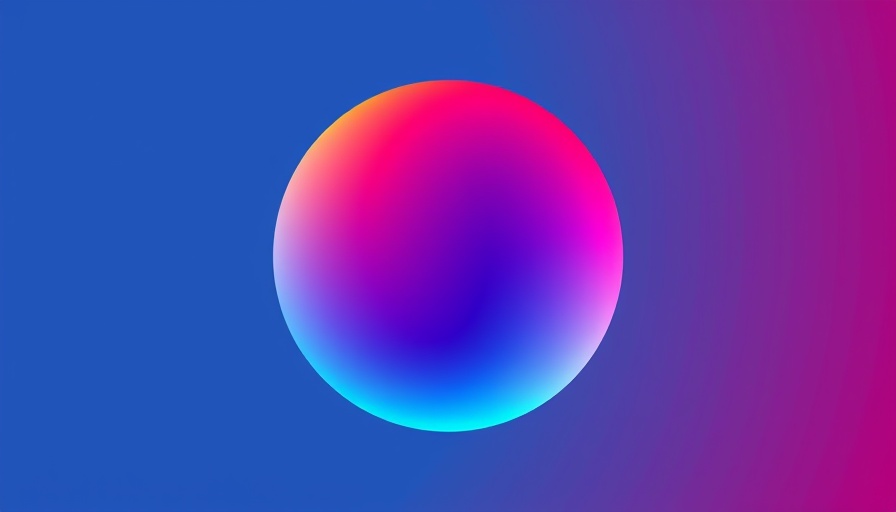 Gradient circular logo of Claude AI with blue and red hues.